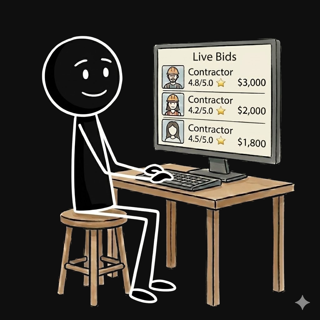 Live auction starts