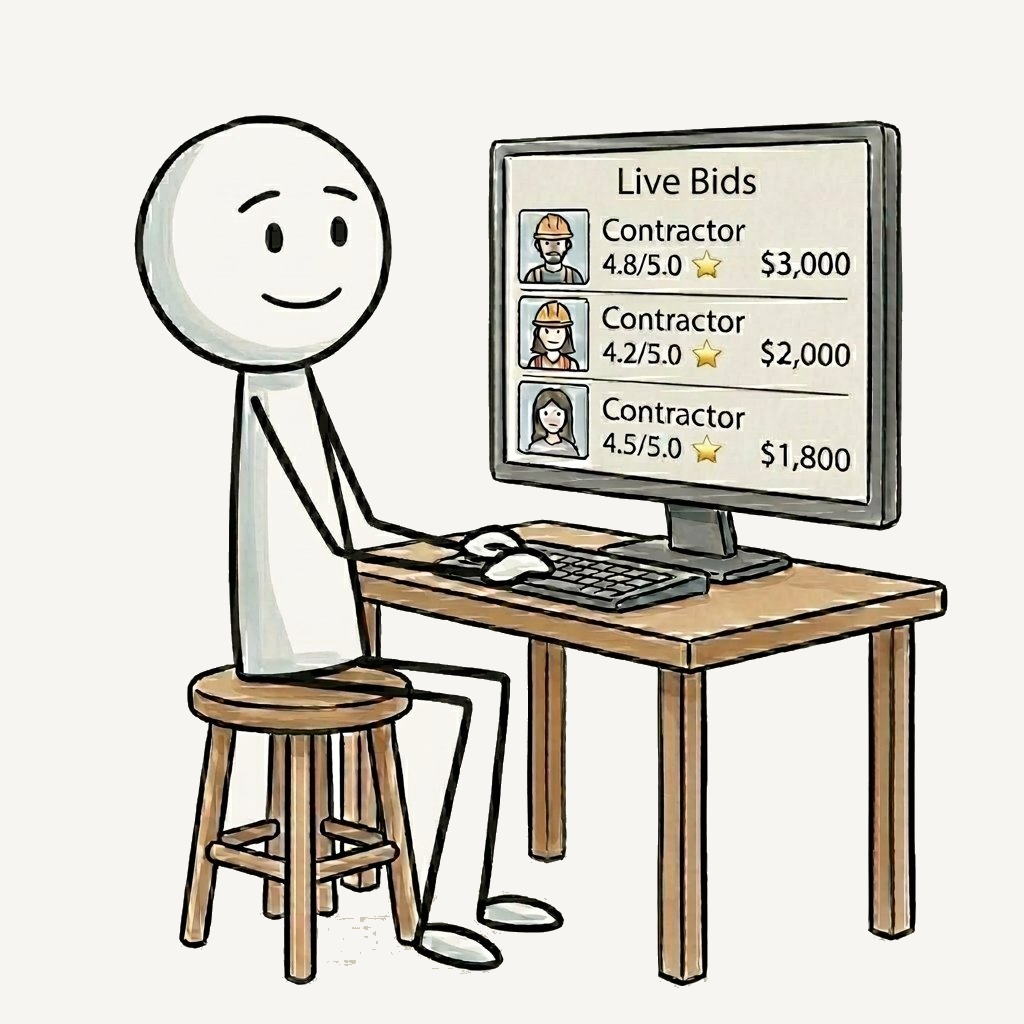 Live auction starts